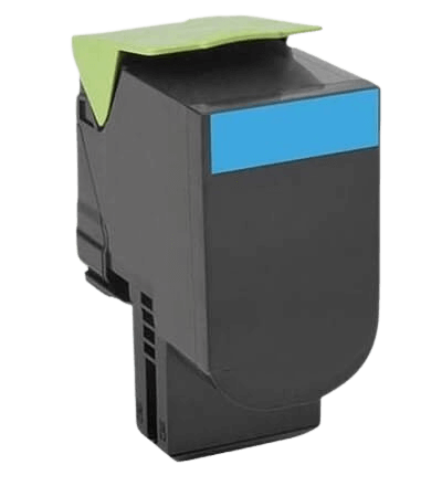 Lexmark 71B2HC0 cyan XL toner - 3500 sidor - Kompatibel