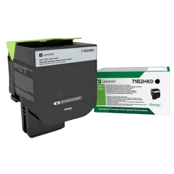 Lexmark 71B2HK0 svart XL toner - 6000 sidor - Original