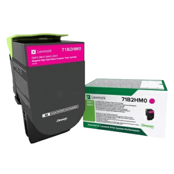 Lexmark 71B2HM0 magenta XL toner - 3500 sidor - Original