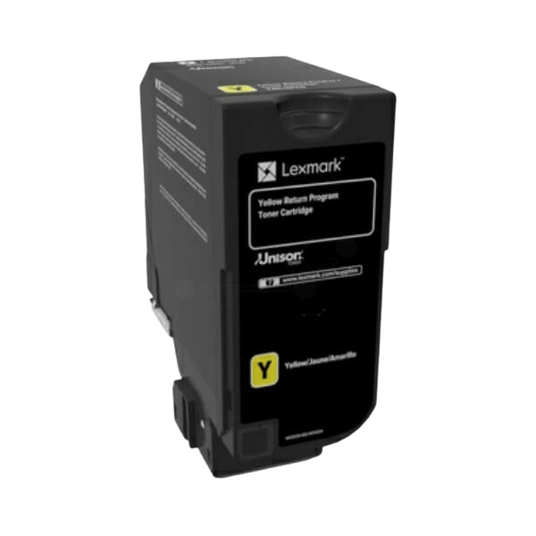 Lexmark 74C20Y0 gul toner - 3000 sidor - Original