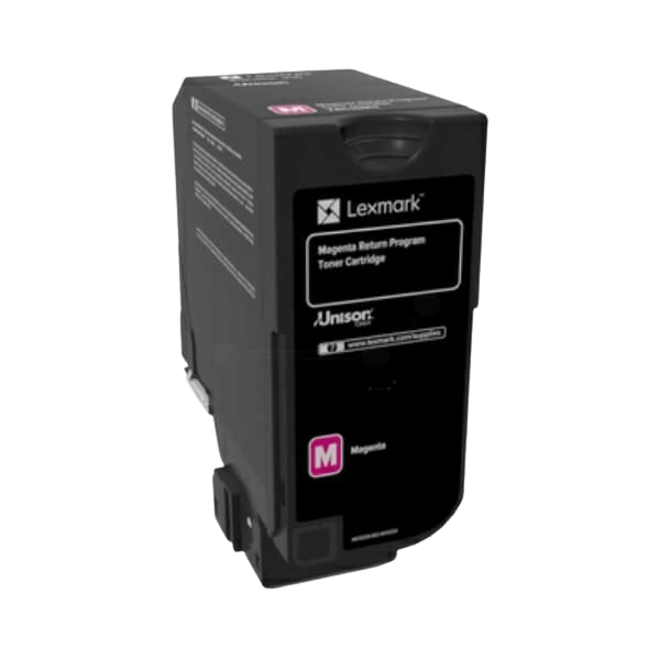 Lexmark 74C2SME magenta XL toner - 7000 sidor - Original