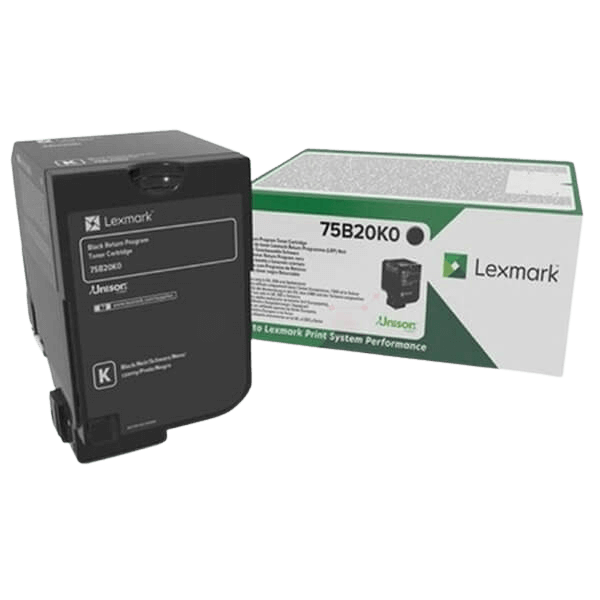 Lexmark 75B20K0 svart toner - 13000 sidor - Original