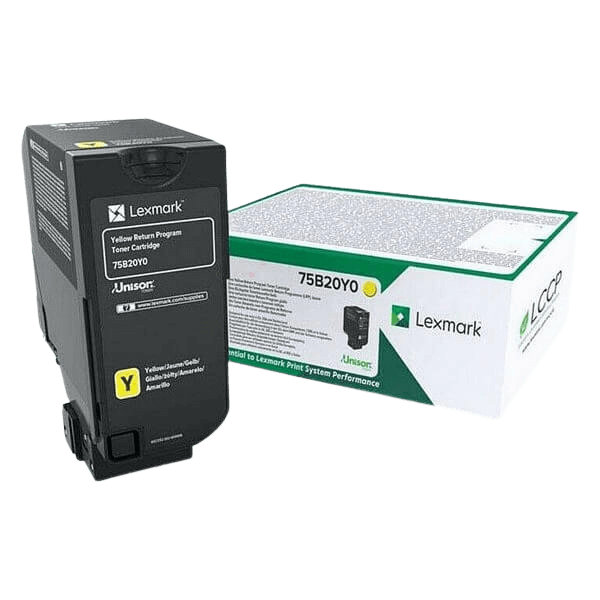 Lexmark 75B20Y0 gul toner - 10000 sidor - Original