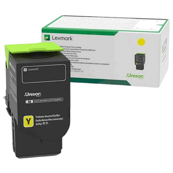 Lexmark 78C2XY0 gul XL toner - 5000 sidor - Original