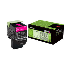 80C20M0 Lexmark 802M magenta toner - 1000 sidor - Original