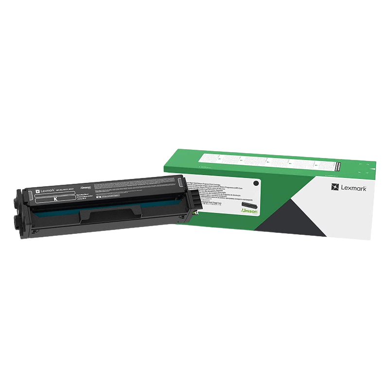 Lexmark C332HK0 svart toner - 2000 sidor - Original