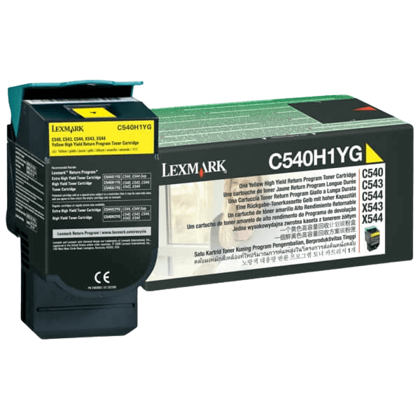 Lexmark C540H1YG gul toner - 2000 sidor - Original