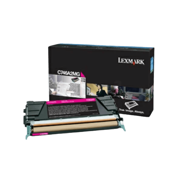 C746A3MG Lexmark C746 magenta toner - 7000 sidor - Original