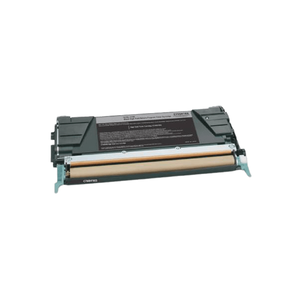 C746H1KG Lexmark C746 svart toner - 12000 sidor - Kompatibel