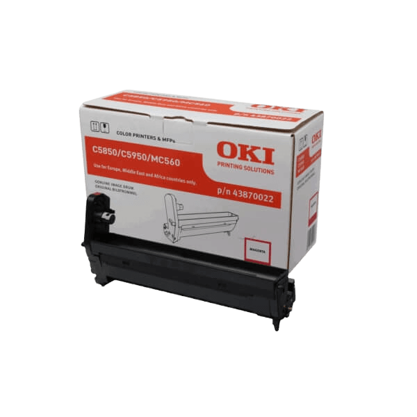 OKI 43870022 magenta trumma - 20000 sidor - Original