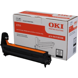 OKI 44318508 svart trumma - 20000 sidor - Original