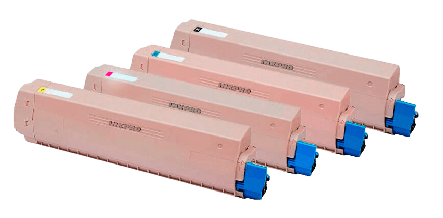 4 st. OKI 45862840 toner rabattpaket - Kompatibel