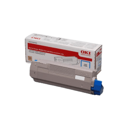 OKI 46443103 cyan XL toner - 10000 sidor - Original
