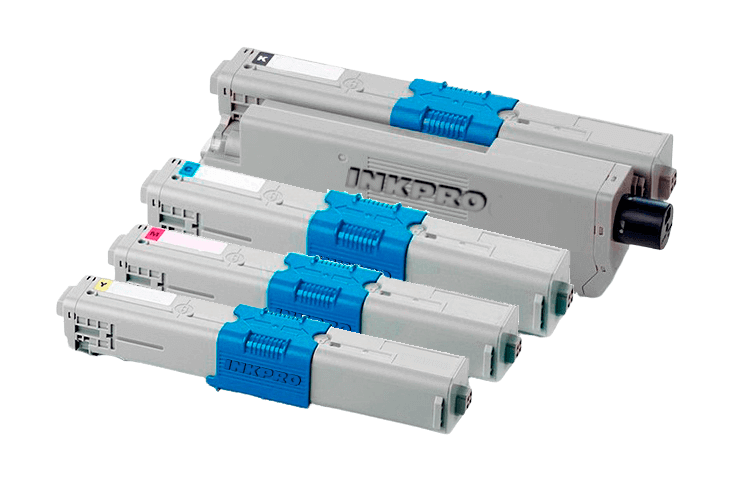 4 st. XL OKI 46490608 toner rabattpaket - Kompatibel