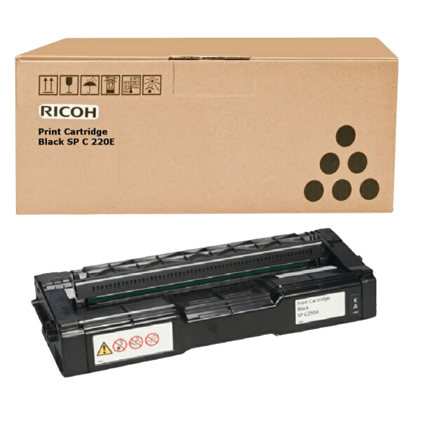 Ricoh 407543 svart toner - 2000 sidor - Original