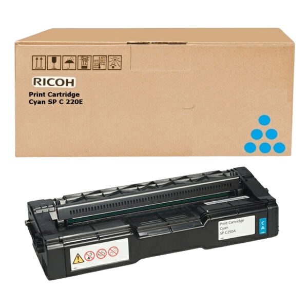 Ricoh 407544 cyan toner - 1600 sidor - Original
