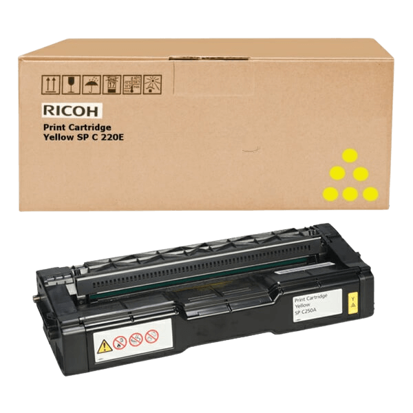 Ricoh 407546 gul toner - 1600 sidor - Original