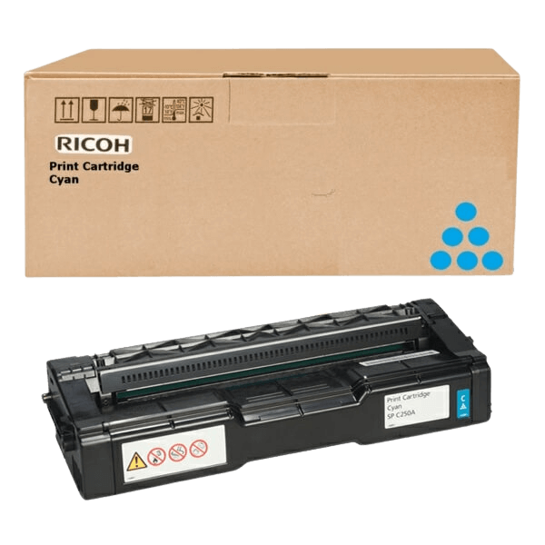 Ricoh 407717 cyan XXL toner - 6000 sidor - Original