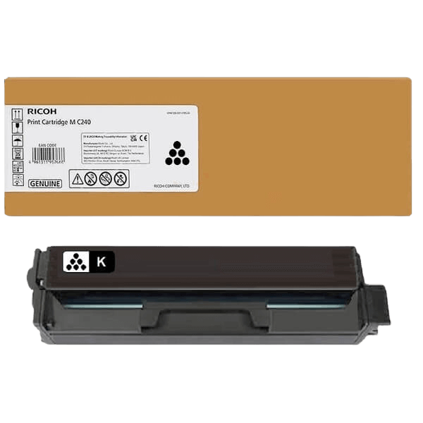 Ricoh 408451 svart toner - 4500 sidor - Original