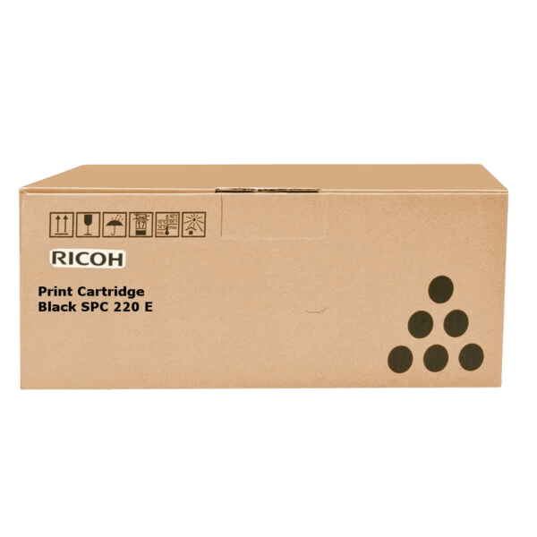 407642 / 406052 Ricoh TYPE SP C 220 E svart toner - 2000 sidor - Original