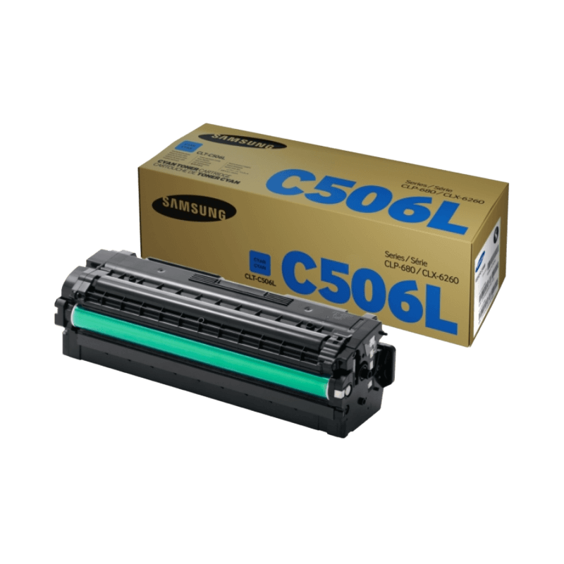SU038A Samsung CLT-C506L cyan XL toner - 3500 sidor - Original