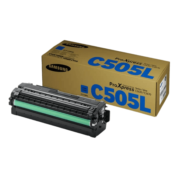 CLT-C505L Samsung SU035A cyan toner - 3500 sidor - Original